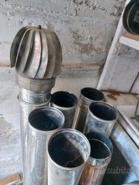 Tubi in acciaio inox per canna fumaria usati