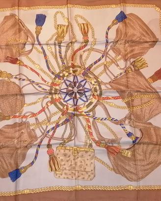 Foulard Borbonese di seta 90x90