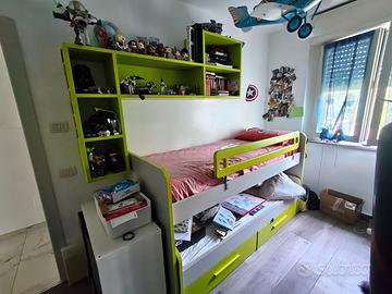 Cameretta letto a castello