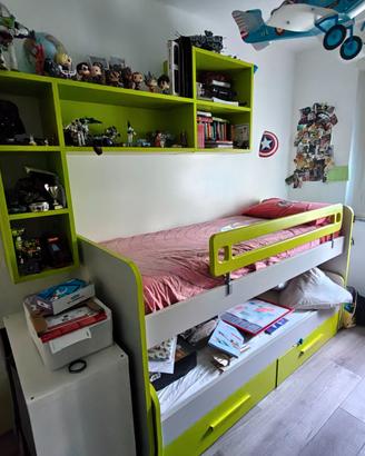 Cameretta letto a castello