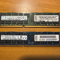 RAM 8GB 2RX4 PC3L - 10.600 R