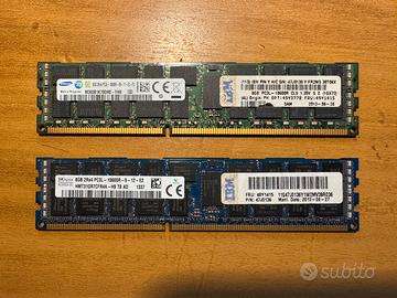 RAM 8GB 2RX4 PC3L - 10.600 R