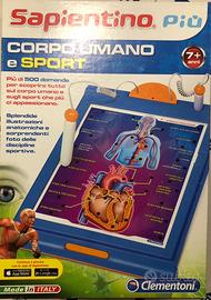 Gioco sapientino più corpo umano e sport