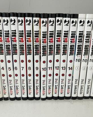 Tokyo Ghoul completo + TG:Re (1-6) - 20 volumi