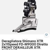 deragliatore anteriore shimano xtr 2x11