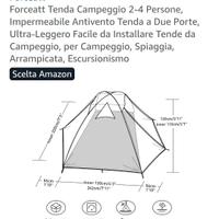 Tenda 2 persone