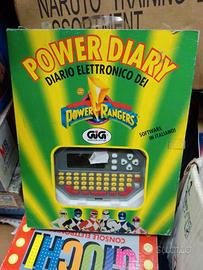 Raro diario elettronico GIG Power Rangers