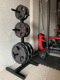 rastrelliera porta pesi dischi per palestra 