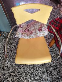 4 sedie moderne – Giallo ocra