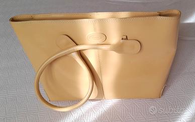 Borsa TOD'S colore beige pelle di vitello