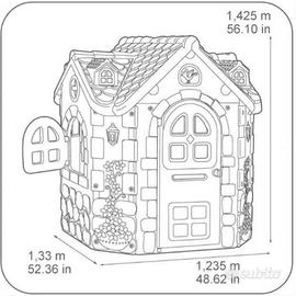 Casetta per bambini Fancy House marca FEBER