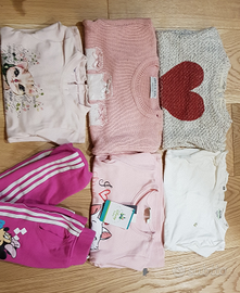 Stock lotto 18 mesi abbigliamento bimba