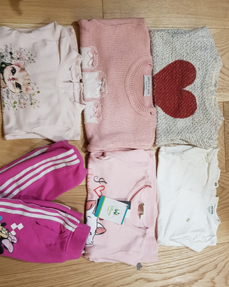 Stock lotto 18 mesi abbigliamento bimba