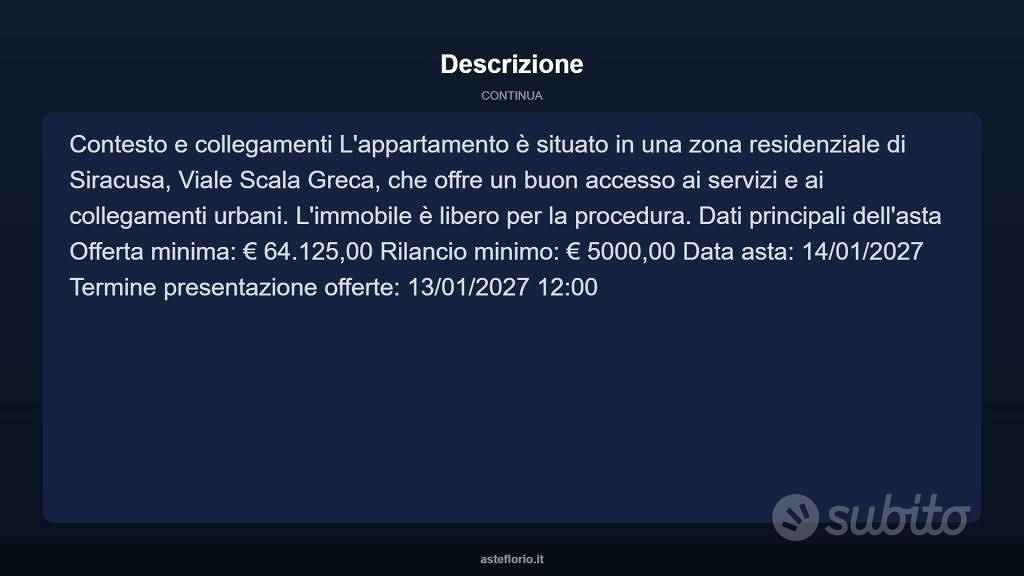 Appartamento – Siracusa, Scala Greca - Vista 4