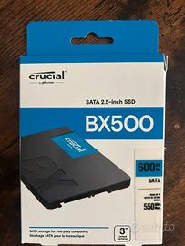 HarDisk CRUCIAL BX500 ssd 500Gb