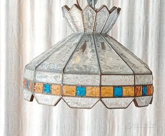 Lampadario brutalista Longobard Murano collezione 