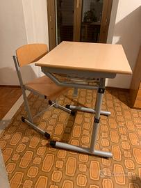 banco scolastico regolabile