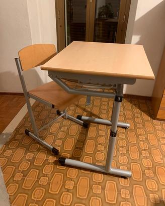 banco scolastico regolabile