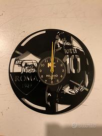 Orologio da Parete Vinile AS Roma Totti 10