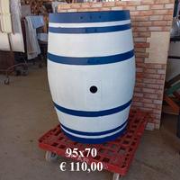 Botte in rovere Verniciata Bianco  88x75