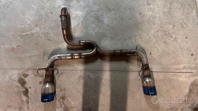 Terminale scarico senza pance per Abarth 595