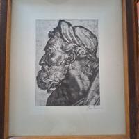 Quadro l'ezechiele di michelangelo