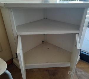 Mobile da interno  angolare color  bianco panna