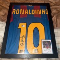Maglia Barcellona 2005/2006 Ronaldinho Autografata