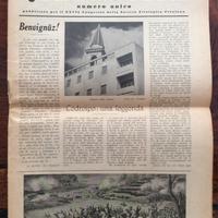 1952 CODROIPO QUADRUVIUM numero unico pubblicazion