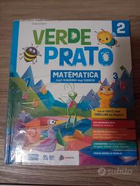 libro di testo verde prato matematica classe  2