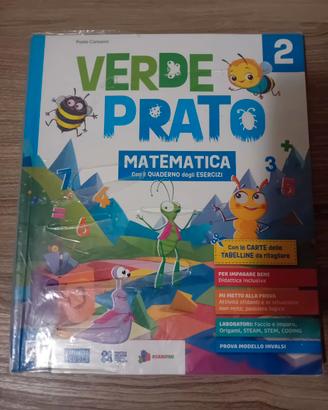 libro di testo verde prato matematica classe  2