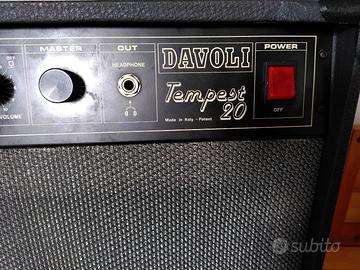 AMPLIFICATORE / CASSA DAVOLI TEMPEST 20