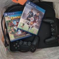 Ps4 pro 1 tb + 2 controller+ 2 giochi