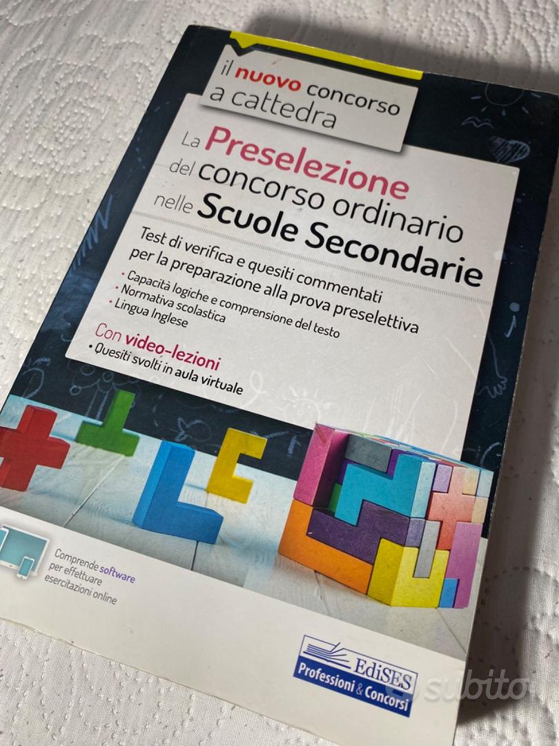 La preselezione del concorso ordinario nelle scuole secondarie