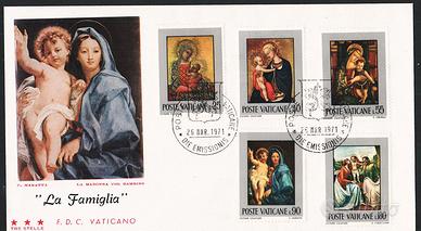VATICANO 1971 LA FAMIGLIA BUSTA PRIMO GIORNO