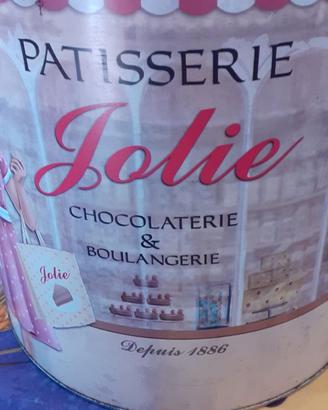 scatola di latta vintage