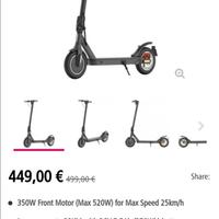 Scooter monopattino elettrico V30 PRO (SIGILLATO)