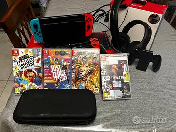 NINTENDO SWITCH+ GIOCHI E ACCESSORI