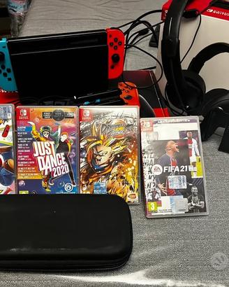 NINTENDO SWITCH+ GIOCHI E ACCESSORI