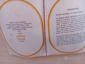 stampe anni  60 di dipinti famosi .
