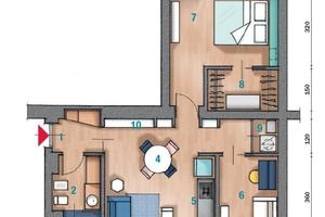 Trilocale corso emilia 470 euro ideale famiglia