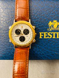 Orologio Festina Cronografo Alarm Oro Acciaio