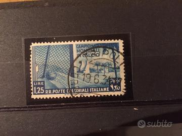 Francobollo calcio delle colonie