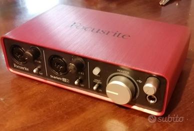 Focusrite Scarlett 2i2 scheda audio usb