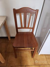 Sedie in legno massello