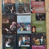 DVD Beethoven, Mozart, Puccini...