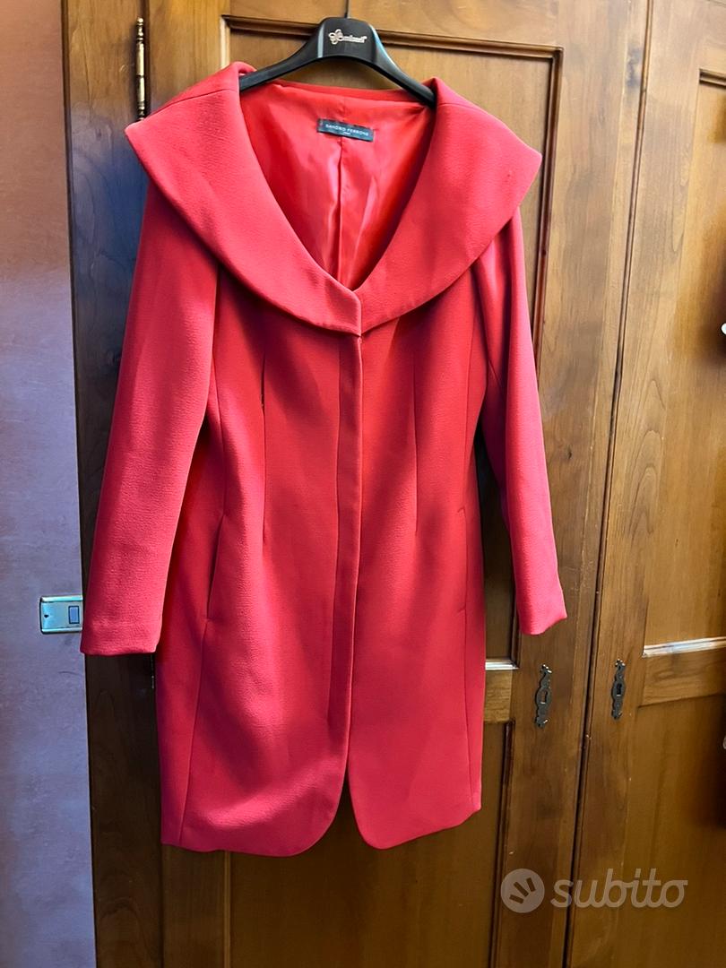 Cappotto rosso sandro ferrone clearance