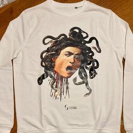 Felpa bianca Uffizi Medusa taglia S