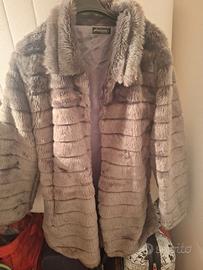 Pelliccia donna grigia