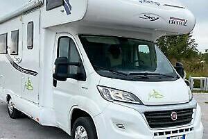 Camper Mansardato Blucamp Skyfree 2019 4 posti